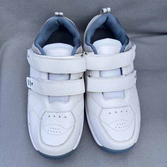 Orthofeet‎ 652 Shoes Mens Size 8 XX-Wide White Leather Walking Sneakers main image 6